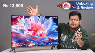 Unboxing ACER V PRO QLED 32 Inch Smart TV Review In Hindi 🔥 Best QLED 32 Inch Smart TV In 2024 [upl. by Enitsyrk164]