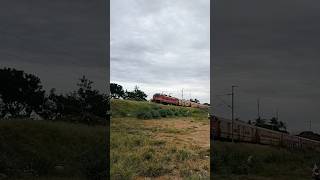 palakkad town express train arrived tirupur railway station train shortsviral travel [upl. by Skrap]