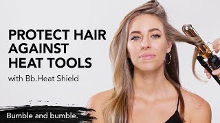 How to Use a Heat Protectant Mist to Protect Your Hair  BbHeat Shield  Bumble and bumble [upl. by Llennehc375]