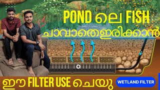 Pond filter  wetland filter  koi pond  fish  J talks petlover koifish fishingfreaks [upl. by Olivier]