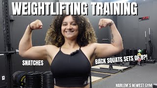 TRAINING VLOG  Snatches  Back Squats RPE 8 for 8 reps [upl. by Airamak]