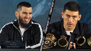 Artur Beterbiev vs Dmitry Bivol • Final Press Conference amp Face Off Video [upl. by Ytnom]