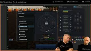 Crowfall  Crowfall QampA Live for December Crafting Stations [upl. by Lledraw]