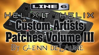 Line 6 HelixHelix LT Scorpions Patch demo  by Glenn Delaune [upl. by Robers]