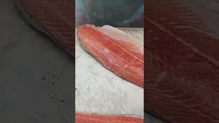 Filé de salmão asmr peixe fyp fypage [upl. by Alyl584]