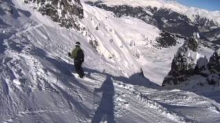 Val Thorens Off Piste 2014  Courchevel Grand Couloir [upl. by Simmons661]