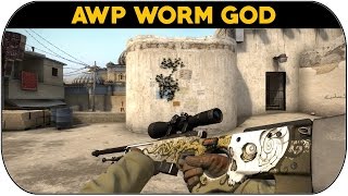 AWP Worm God Minimal Wear Showcase HD [upl. by Ewen]