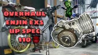 Overhaul enjin ex5 up spec 110 PART 1 6 [upl. by Aneelak]