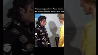 Princess Diana got sad when Michael Jackson removed Dirty Dianafrom his concert in 1988 [upl. by Trofmoc]