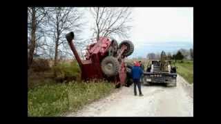 Worst Tractor Accidents part 2  2015 warning shocking [upl. by Alodee]