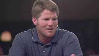 WISN Archive Vina Asks Favre About Grind Of NFL Schedule [upl. by Ynafit]