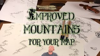 Improved Mountain Drawing for your Fantasy Maps [upl. by Allemrac653]