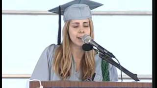 Sarah Besnoffs Commencement Address [upl. by Leahcimaj]