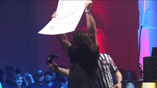 AJ Styles breaks a controller WWE x IGN eSports Showdown [upl. by Nyleak]