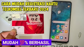 CARA MUDAH REGISTRASI KARTU TELKOMSEL 2024 [upl. by Aiken]