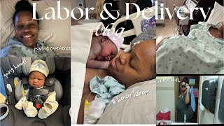 LABOR AND DELIVERY VLOG  Water broke before induction date  First Time Mom  Positive Experience [upl. by Vito432]