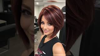 Beautiful bob haircut ideas for short hair Beauty of style haircut hairstyling haircolor [upl. by Barina]