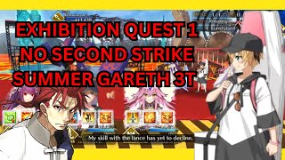 FGO  summer Gareth 3T  exhibition quest 1 no second strike tam lin cup [upl. by Eitsirhc]