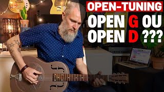 Guitare en Open Tuning Open G ou Open D pour commencer [upl. by Wing]