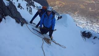 Crowberry Gully Curved Ridge Crowberry Tower 23rd Feb 2018 [upl. by Nref159]