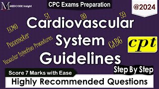 CPT Cardiovascular System Guidelines related Questions [upl. by Beret516]