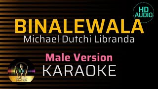 BINALEWALA  KARAOKE  Male Key [upl. by Merril]