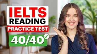 IELTS Reading Practice Test with Answers Question Types  Strategies  Get 4040 on IELTS READING [upl. by Zertnom]