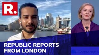 Republic Reports Live From London As Liz Truss Wins Battle Against Sunak To Become UKs New PM [upl. by Arvell]