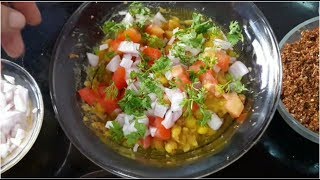 चटपटा रगड़ा  How to make Chatpata Ragda  Ramzan Special Chaat receipe  FULL THAALI [upl. by Booma512]