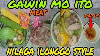 Nilagang karne ng baboy at manokATS TAMBAYANlutongulam highlights cooking viral nilaga [upl. by Otnas798]