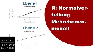 Normalverteilung Mehrebenenmodell in R prüfen [upl. by Wagoner]