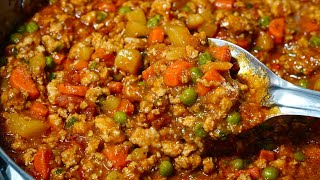 MINCED CHICKEN STEW CURRY RECIPE EASY amp DELICIOUS [upl. by Tanaka]