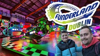 We went to IRELAND for FUNDERLAND DUBLIN  Full Tour AND On Ride POVS [upl. by Enimajneb]