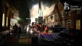 Brand Kerkdriel door kortsluiting [upl. by Crane]