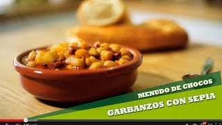 Garbanzos con Sepia  Menudo de Chocos [upl. by Lombard396]