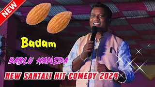 Badam Santali Comedy Video 2024  Bablu Hansda New Santali Stage Comedy Video 2024 [upl. by Anaeel104]