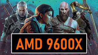 AMD Ryzen 9600x gaming benchmarks in 4K [upl. by Beshore198]