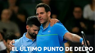 El último punto de la carrera de Del Potro 🎾💔 [upl. by Nyrrek]