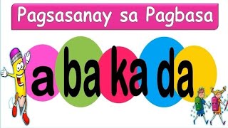 abakada  Pagsasanay sa Pagbasa  Unang Hakbang sa Pagbasa sa Filipino [upl. by Egroeg]