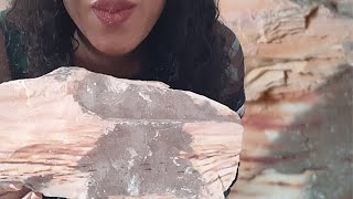 EATING CLAY KAOLIN ASMR CRUNCHY [upl. by Ellehcem]