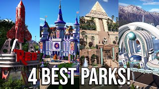 The Four BEST Parks of Planet Coaster Collab Contest Finale [upl. by Athal]