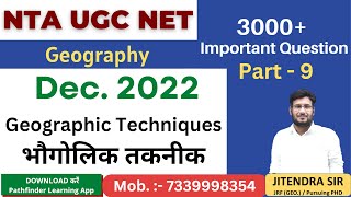 NET Dec 2022  Most Important Geography Question  PART  9  Geography Revision through MCQs [upl. by Dania]