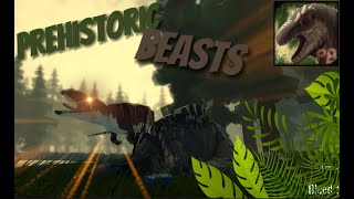 New ROBLOX Dinosaur game  ROBLOX Prehistoric Beasts [upl. by Fritzie858]