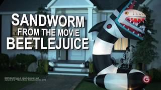 AIRBLOWN INFLATABLE Animated Beetlejuice Sandworm [upl. by Ellord]