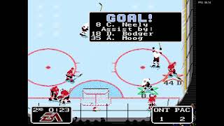 NHL 94 SNES World Cup G4  Len the Lengend ONT at Bob Kudelski PAC [upl. by Tanney]