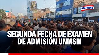 🔴🔵Examen de admisión UNMSM Miles de postulantes asisten a segunda evaluación [upl. by Sarkaria]