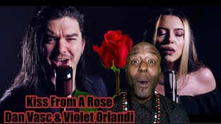 Kiss From A Rose Reaction  Seal METAL COVER with Violet Orlandi [upl. by Nimoynib]