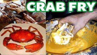 Live Crab Fry at Coxs Bazar  Street food  Bangladesh [upl. by Fisoi]