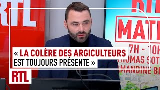 Pierrick Horel  quotLa colère des agriculteurs est toujours présentequot [upl. by Losyram]