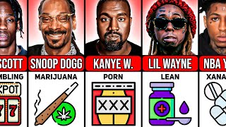 Famous Rappers Secret Addictions [upl. by Ettenotna]